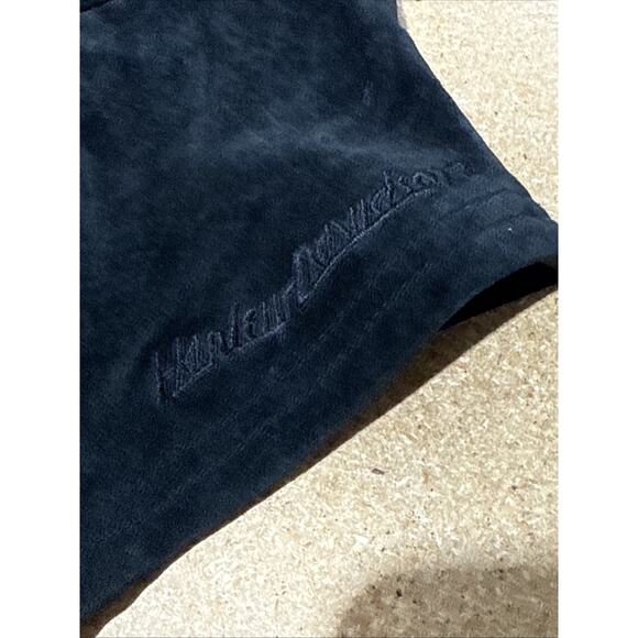 Harley-Davidson Suede Corset Tank Top Star Studs Black Stretch Back Sz Small - Picture 2 of 10